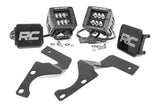 Toyota 2-inch LED Lower Windshield Ditch Kit (10-20 4-Runner | Black-Series w/ Flood Beam)