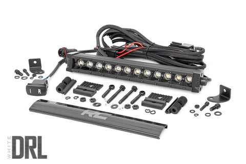 12-inch Cree LED Light Bar - | Single Row | Black Series w/ Cool White DRL |