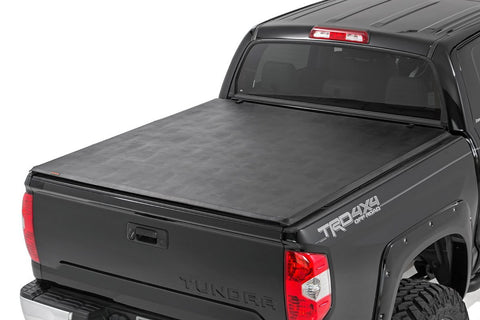 Toyota Soft Tri-Fold Bed Cover (14-20 Tundra - 5' 5" Bed w/Cargo Mgmt)