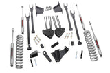 8in Ford 4-Link Suspension Lift Kit w/V2 Shocks (05-07 F-250/350 4WD | Diesel)