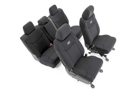 Toyota Neoprene Front & Rear Seat Covers (14-20 Tundra | Crew Cab)