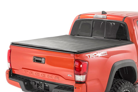 Toyota Soft Tri-Fold Bed Cover (16-20 Tacoma - 5' Bed w/Cargo Mgmt)