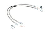Jeep Front Stainless Steel Brake Lines | 4-6in (TJ/YJ/XJ)
