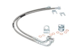Jeep Front Stainless Steel Brake Lines | 4-6in (07-18 Wrangler JK)