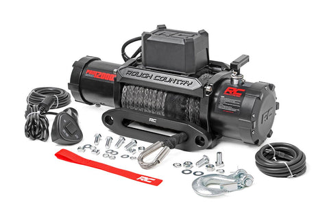 12000lb Pro Series Electric Winch | Synthetic Rope |