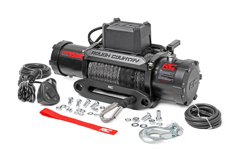 9500lb Pro Series Electric Winch | Synthetic Rope