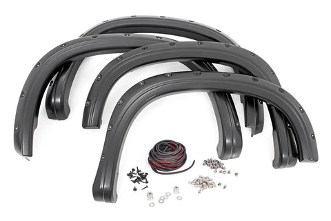 Chevy 1500 Pocket Fender Flares w/Rivets (19-20 Silverado 1500)